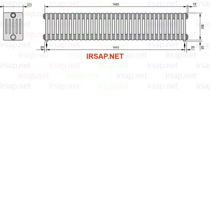 Радиатор IRSAP Tesi 60365/33 T16 CL 01
